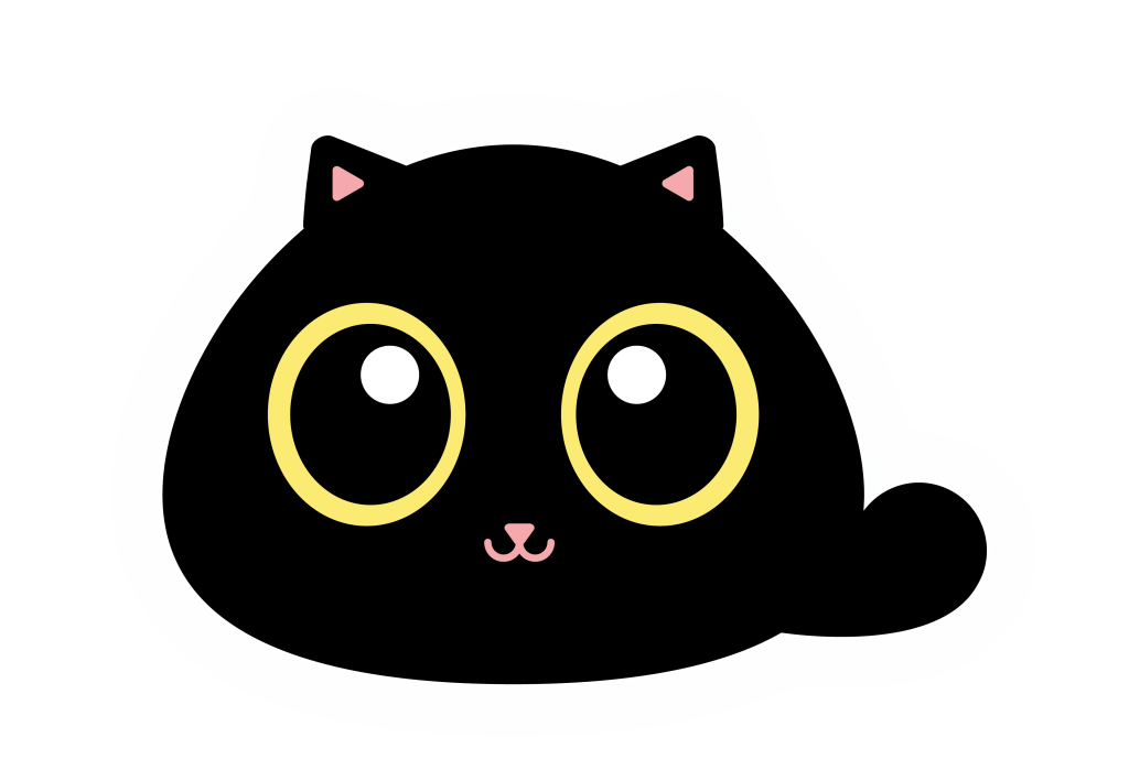 gato negro, logo black cat studio